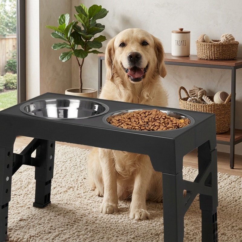 Suporte elevado ajustável para - Royal Canin Food Medium avaliação e preço